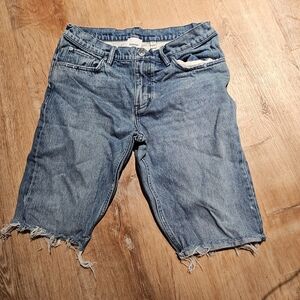 Burberry Blue Denim Shorts